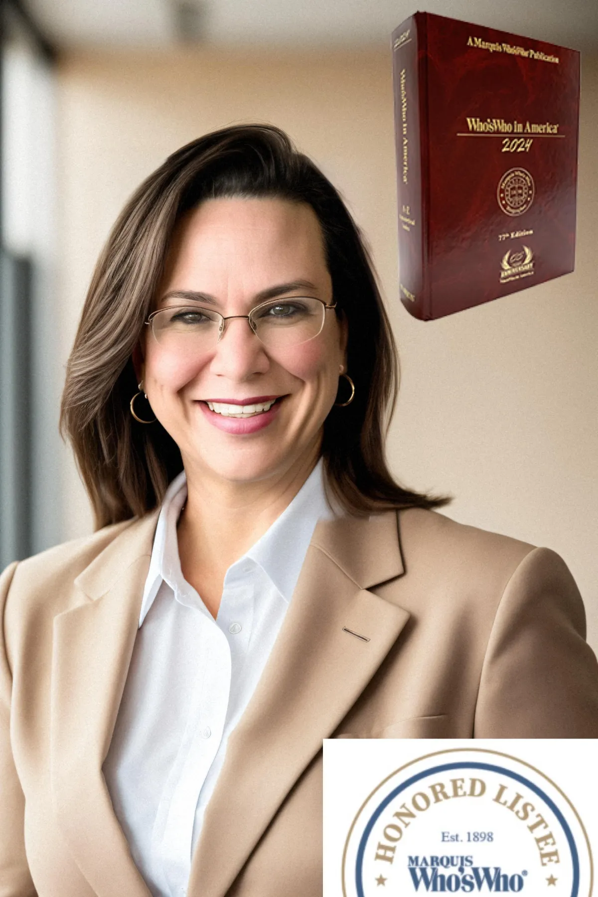 Who is Who in America Honored listee for professional accomplishments and community contribution.