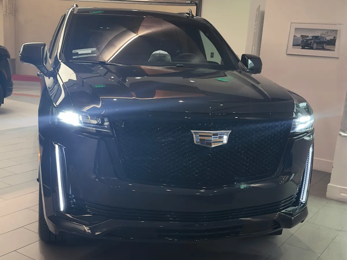 Dad's brand new Cadillac