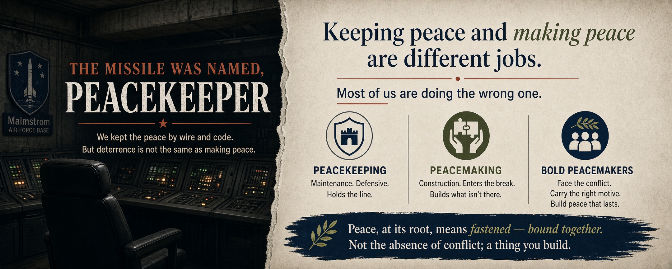 The Missile Was Named Peacekeeper
