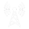 Radio tower emitting EMF waves