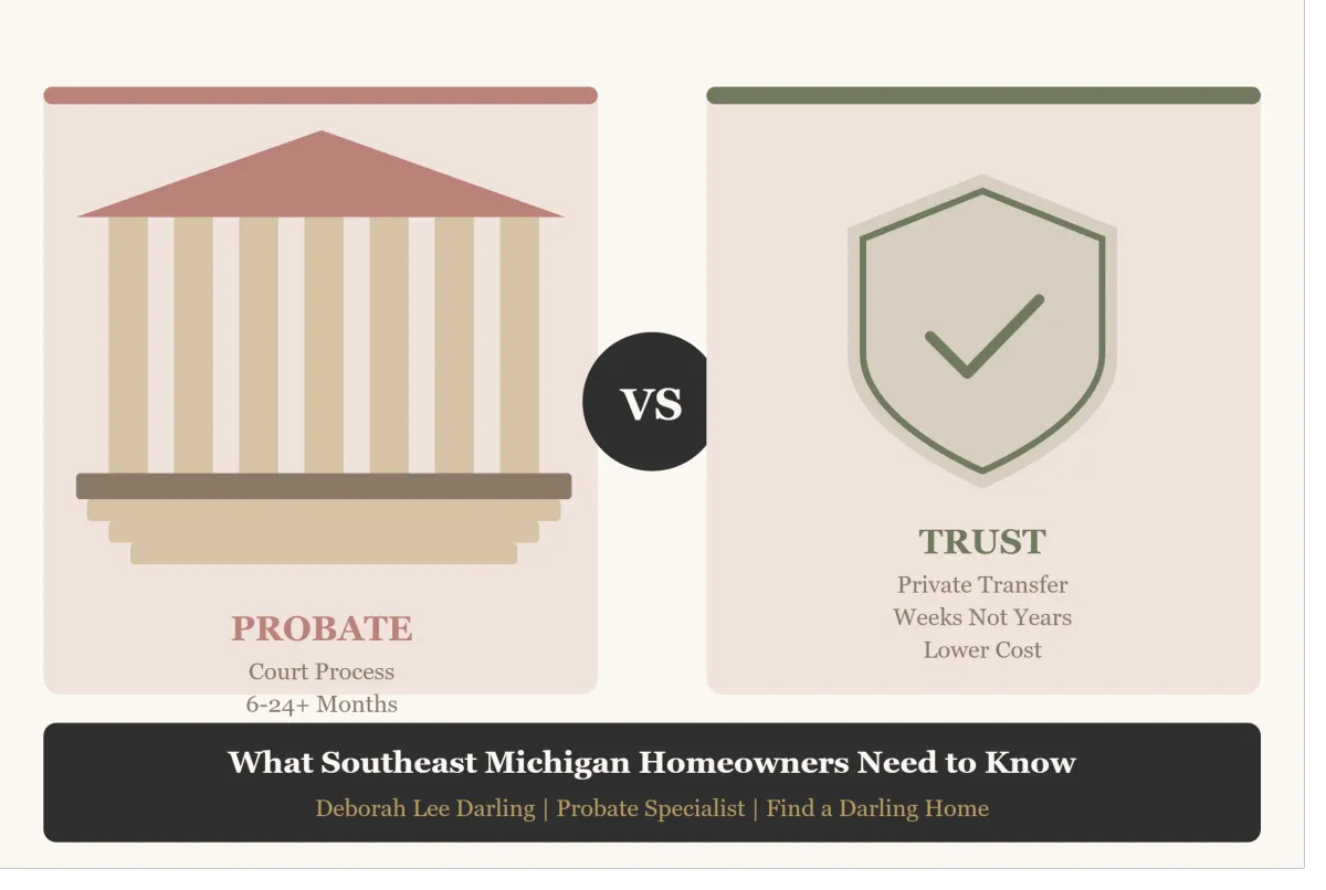 Probate vs trust Southeast Michigan inherited home Deborah Lee Darling probate specialist