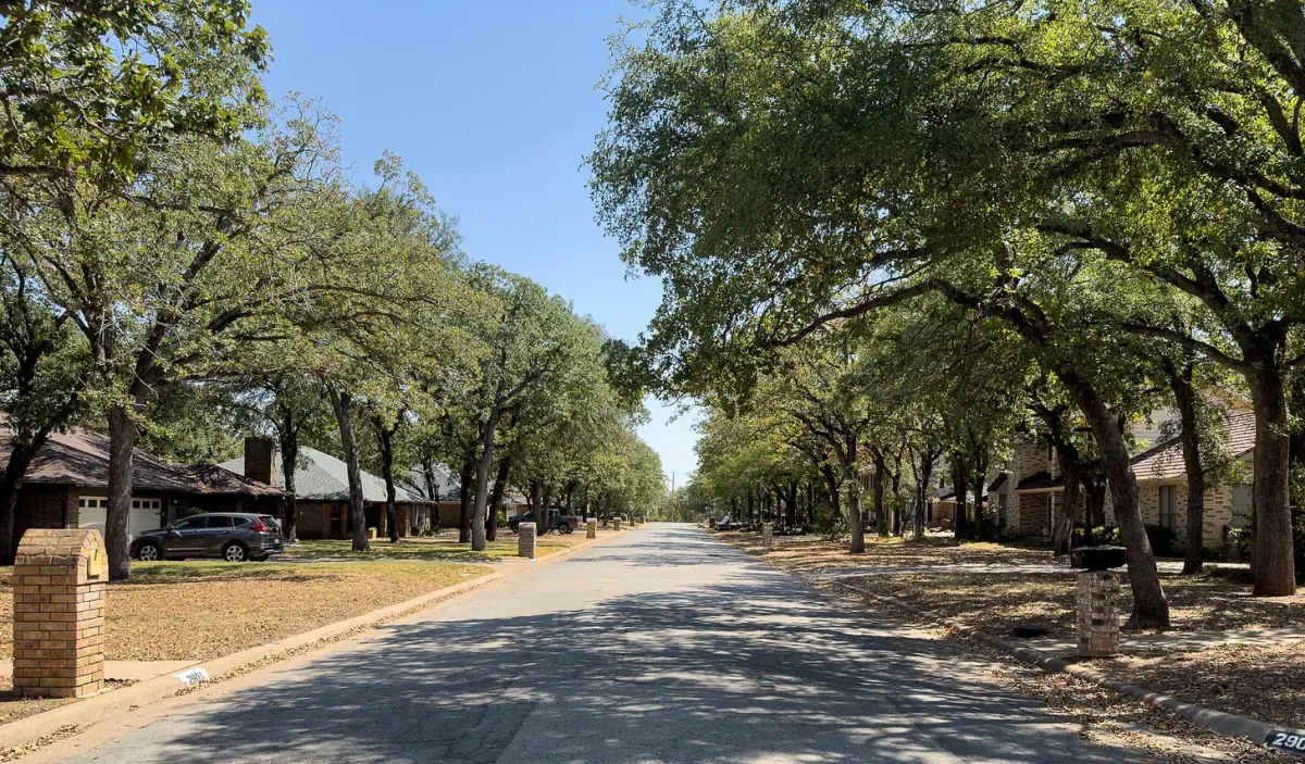 Mineral Wells Texas residential neighborhood