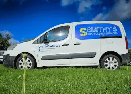 Smithy's Scaffolding Services Van