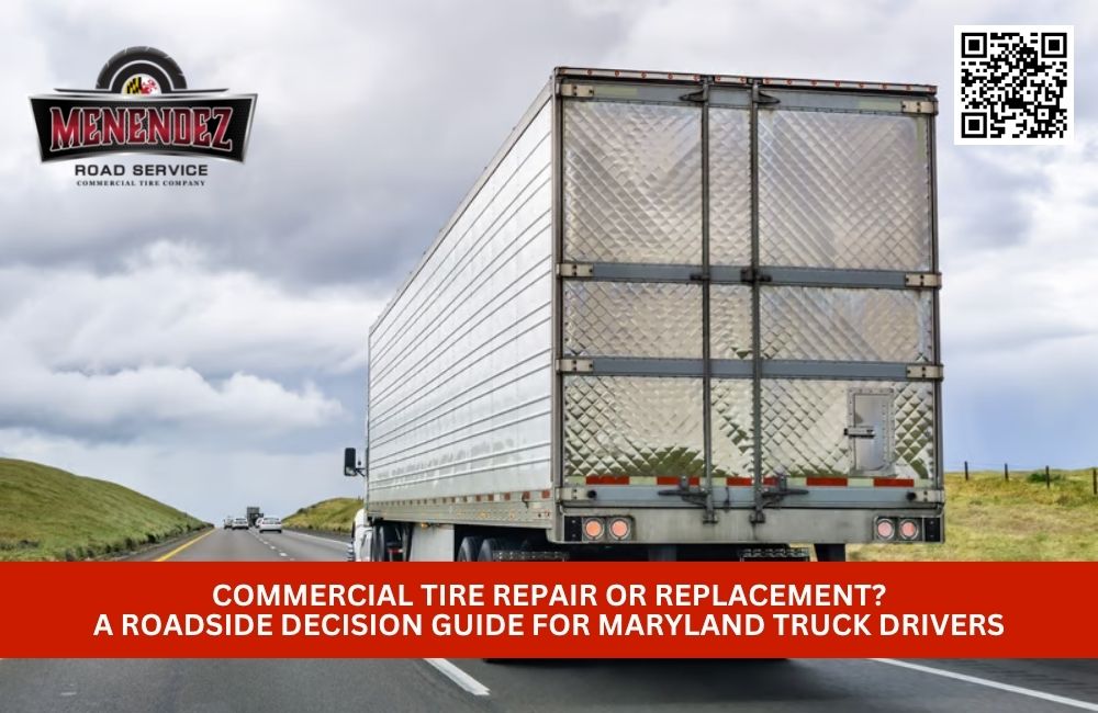 Commercial Tire Repair or Replacement? A Roadside Decision Guide for Maryland Truck Drivers