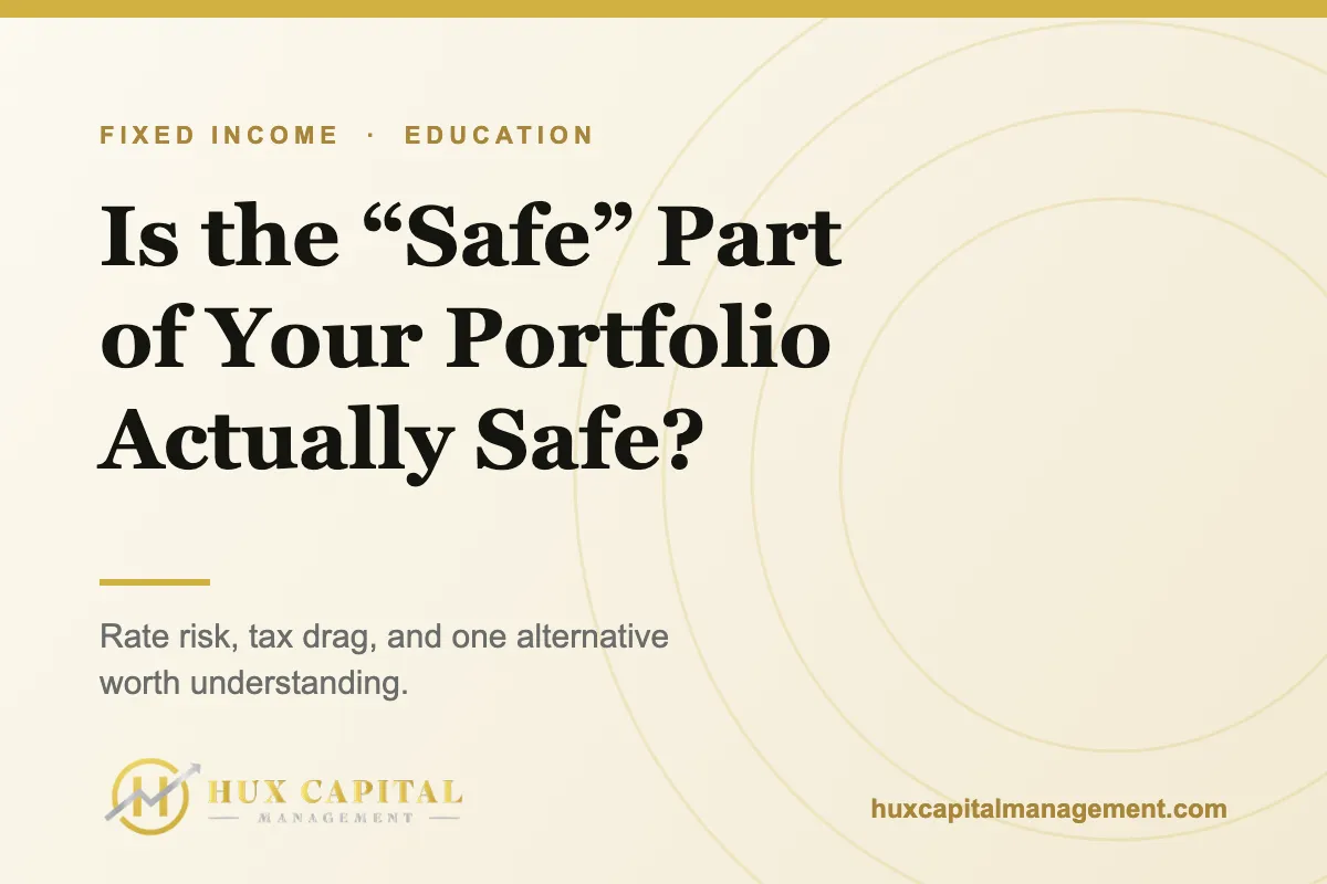 Rethinking the fixed-income side of your retirement portfolio: interest rate risk, tax drag and one alternative worth understanding