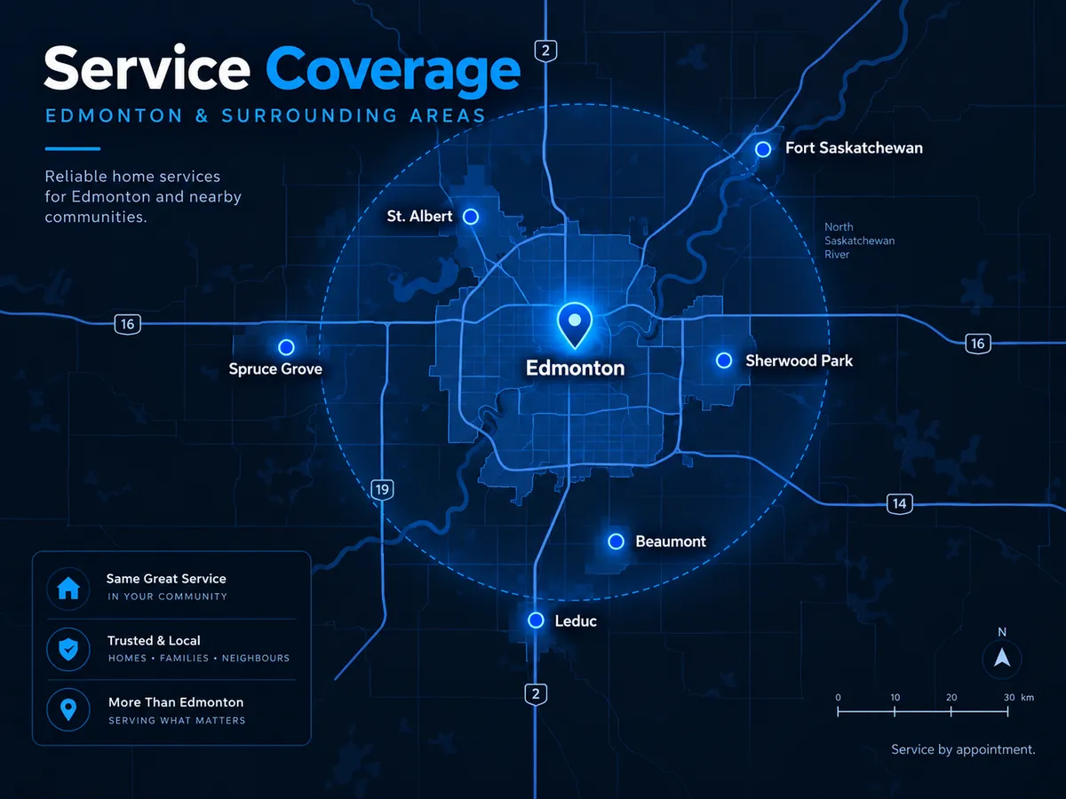 Edmonton Service Coverage | UnderMarket Home Services