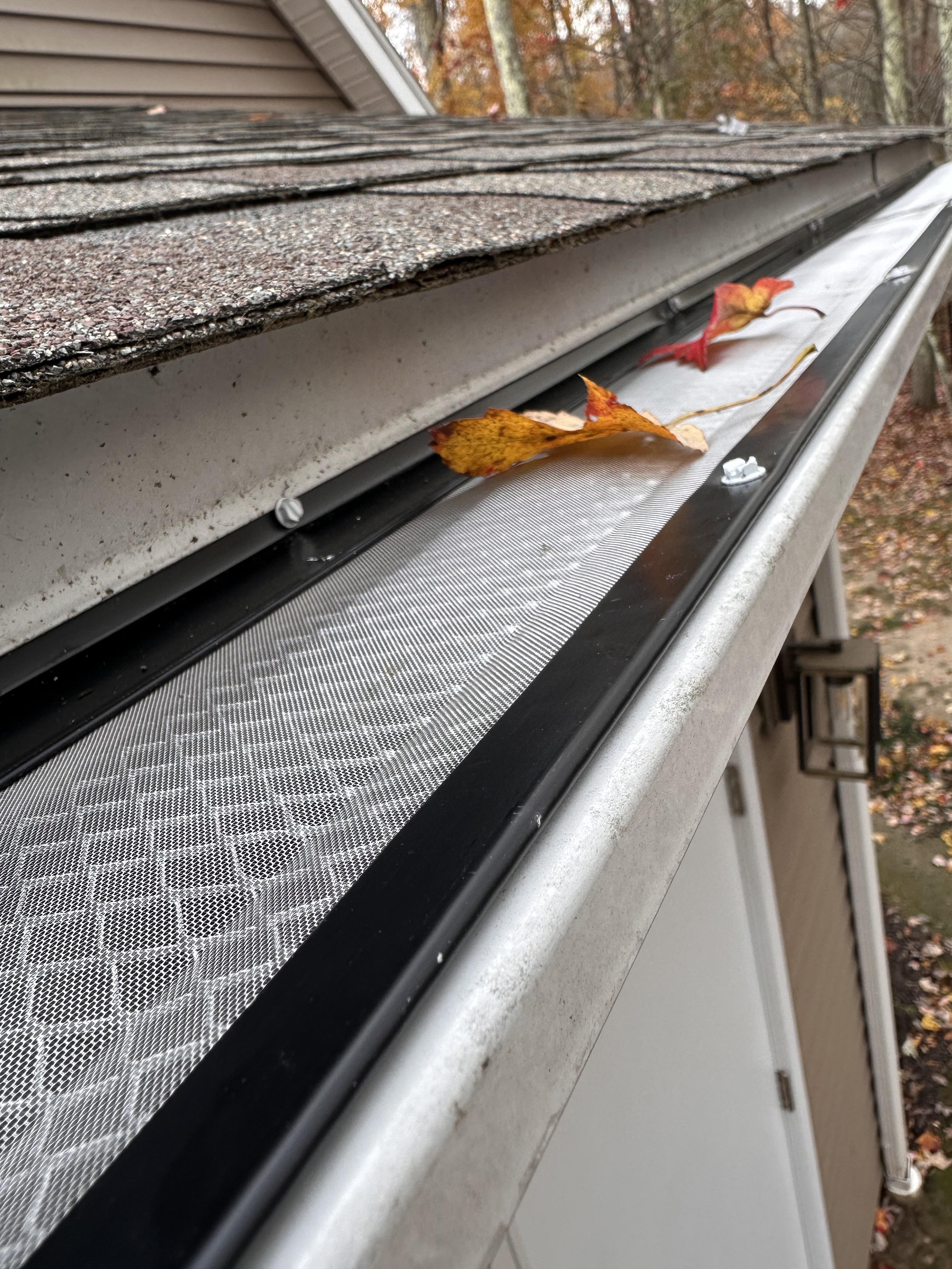 Gutter repaired in Reading, PA with professional gutter guards installed by Gutter Solutions of NEPA
