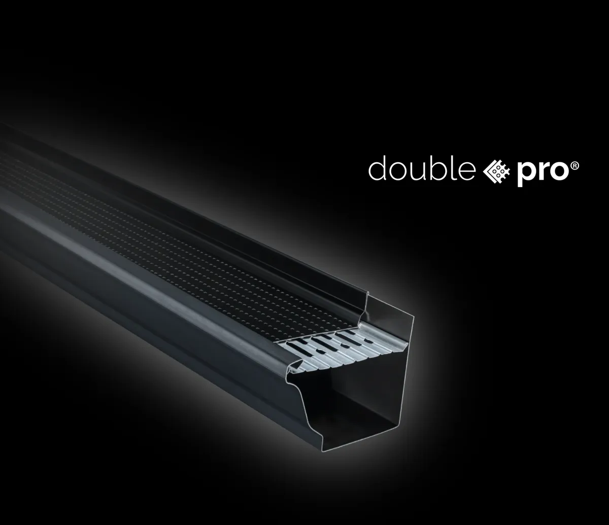 DoublePro® Gutter Guards product image installed by gutter solutions NEPA