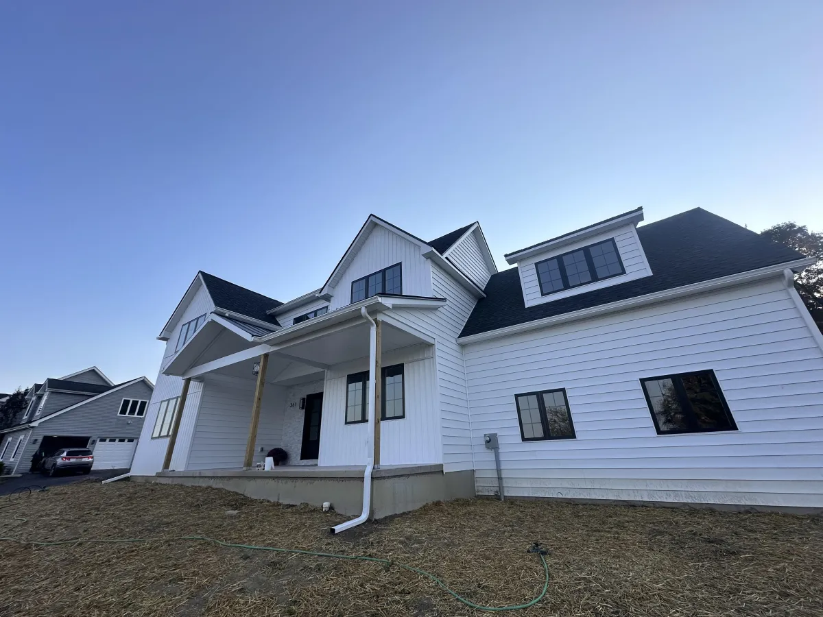 New gutter system for beautiful homee