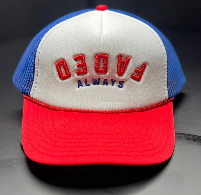 Always Faded (Blue, White & Red)