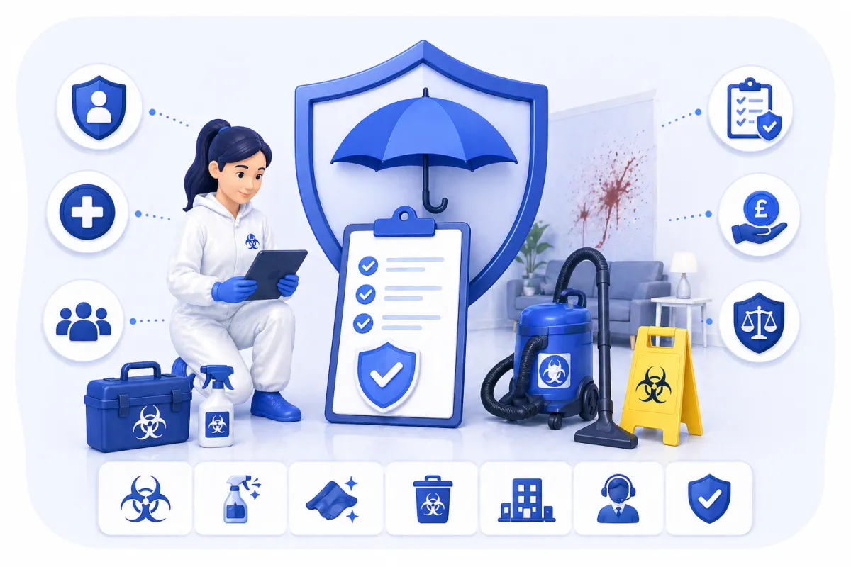 Crime Scene Cleaning Insurance UK | Specialist Cover