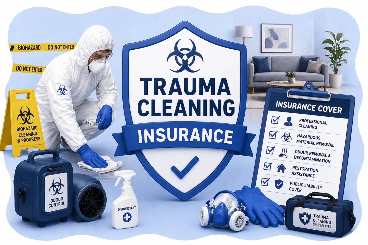 Trauma Cleaning Insurance UK | Specialist Biohazard Cover