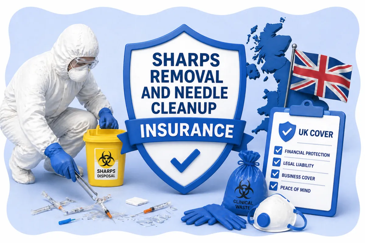Sharps Removal Insurance UK | Needle Cleanup Cover