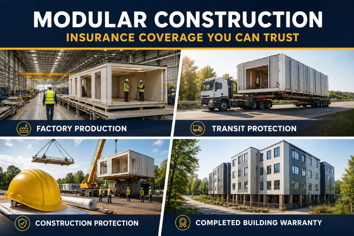 Modular Construction Insurance UK Specialist Broker: Our Complete Guide 2026