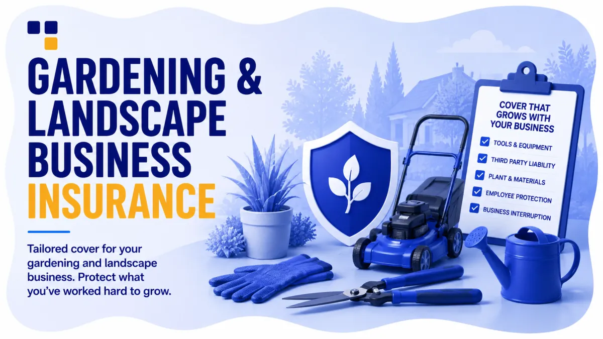 Gardening and Landscaping Business Insurance UK Specialist