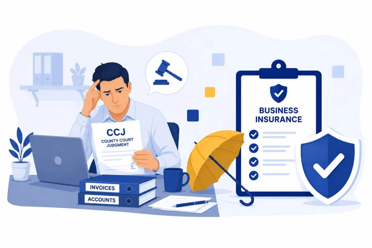 Business Insurance with a CCJ or Poor Credit