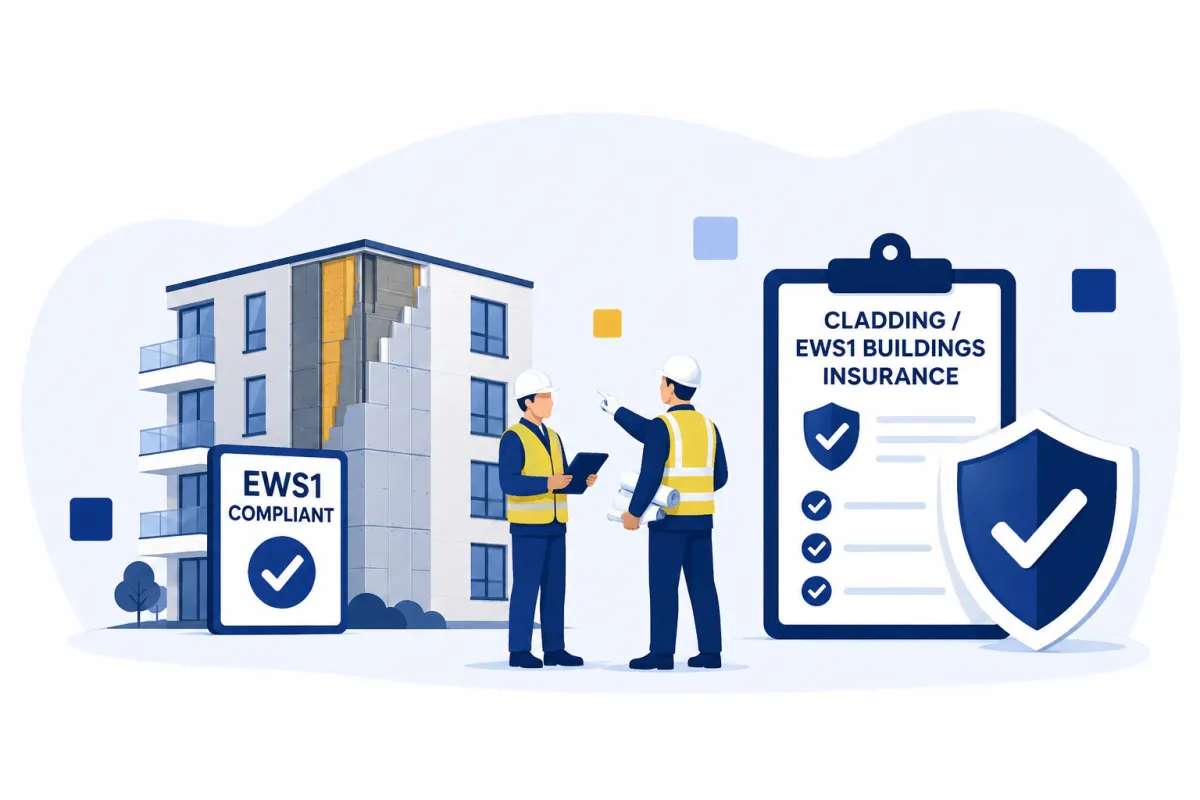 Cladding & EWS1 Buildings Insurance UK | Specialist Broker