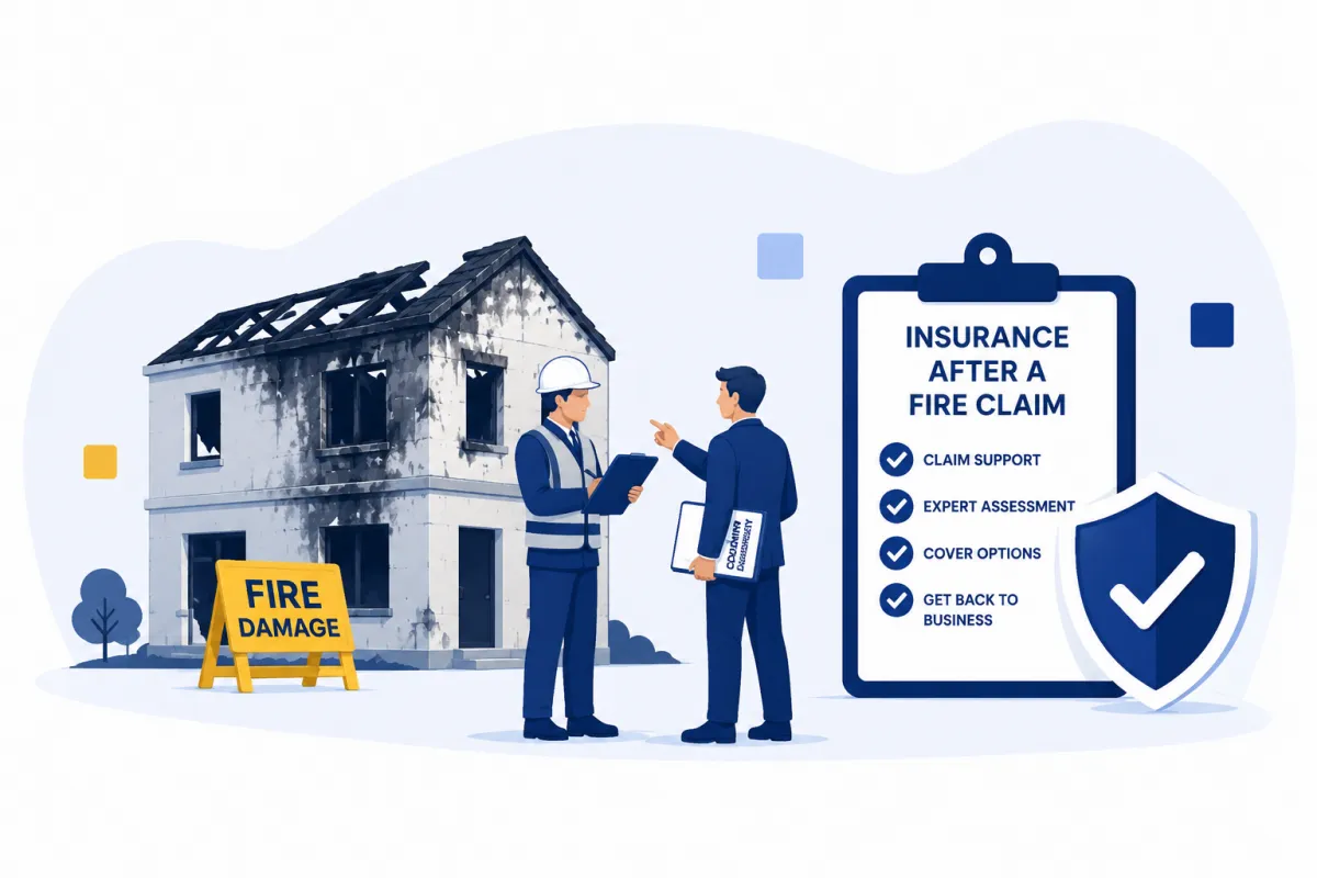 Business Insurance After a Fire Claim UK | Specialist Broker
