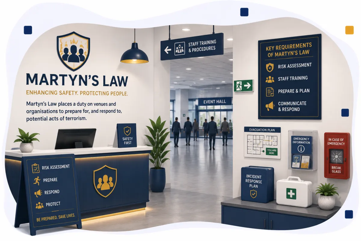 Martyn's Law Insurance UK | Terrorism & Liability Cover