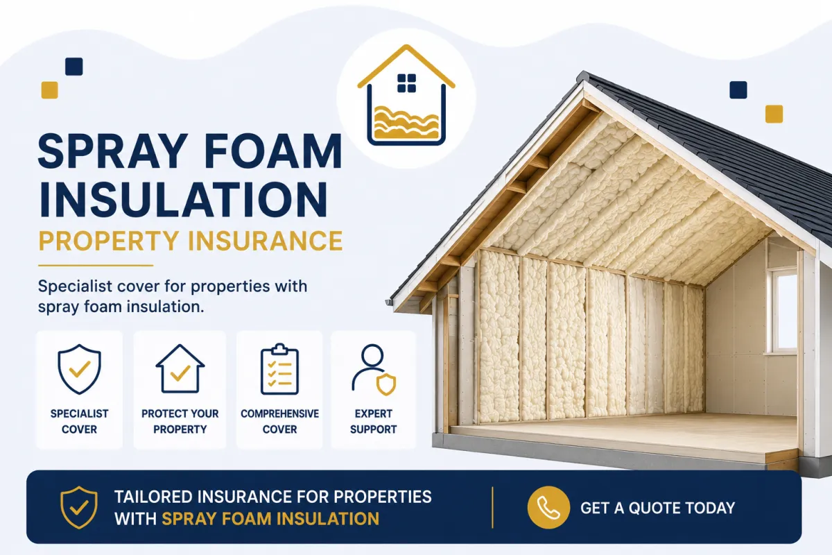 Spray Foam Insulation Property Insurance UK | Cover After a Decline