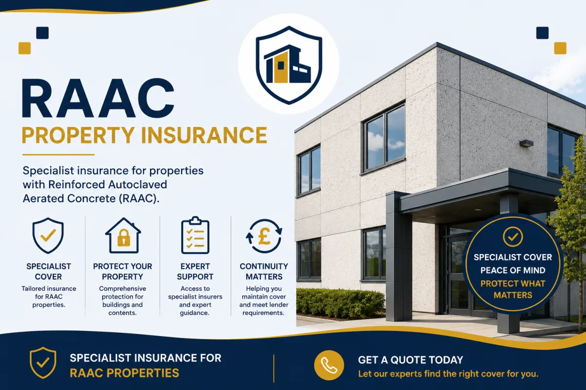 RAAC Property Insurance UK | Cover for Concrete-Cancer Buildings