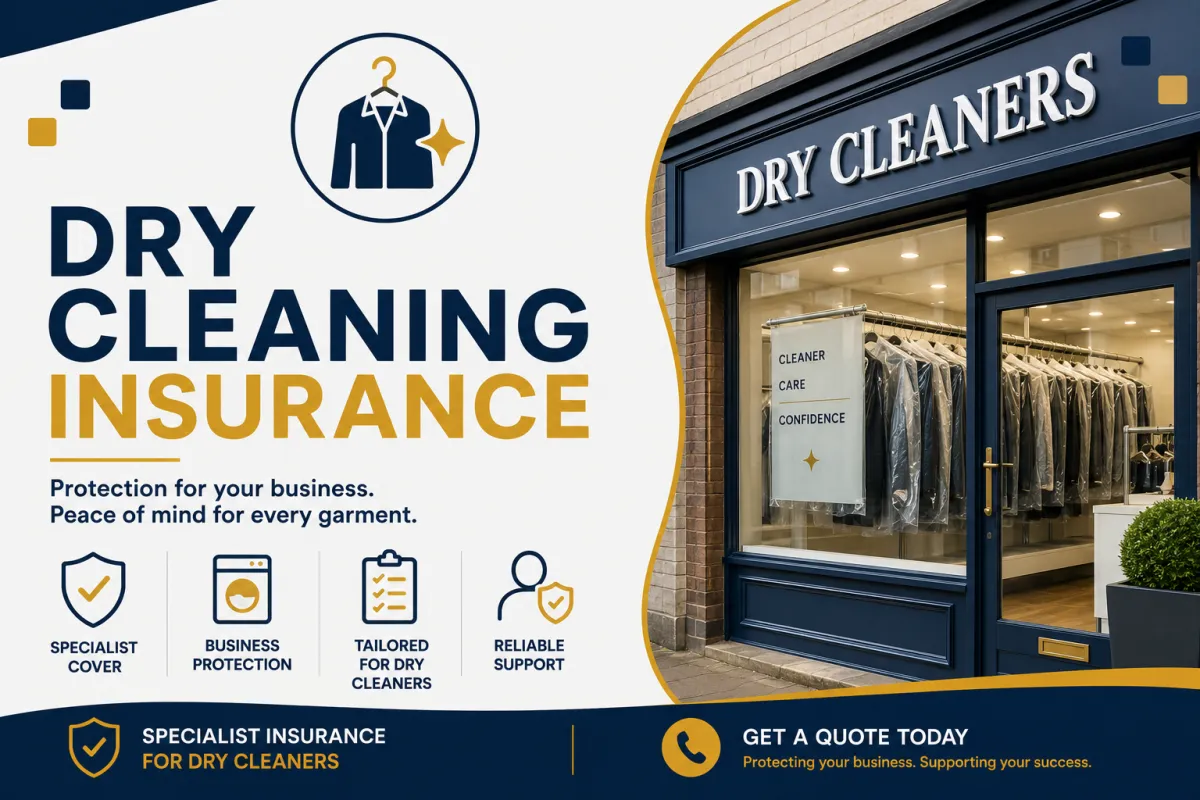 Dry Cleaner Insurance UK 2026: Solvent, Pollution & Cover