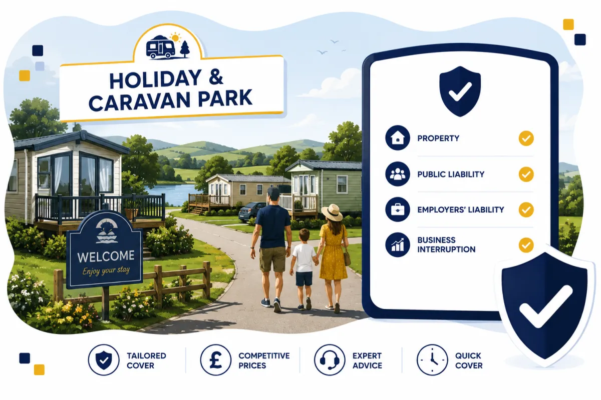 Holiday & Caravan Park Insurance UK 2026: Fire, Flood & Cover