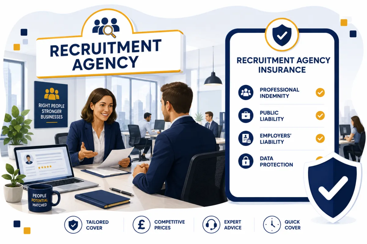 Recruitment Agency Insurance UK 2026: PI, JSL & Umbrella Risk