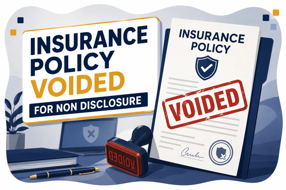 Insurance Policy Voided for Non-Disclosure UK 2026: Your Options