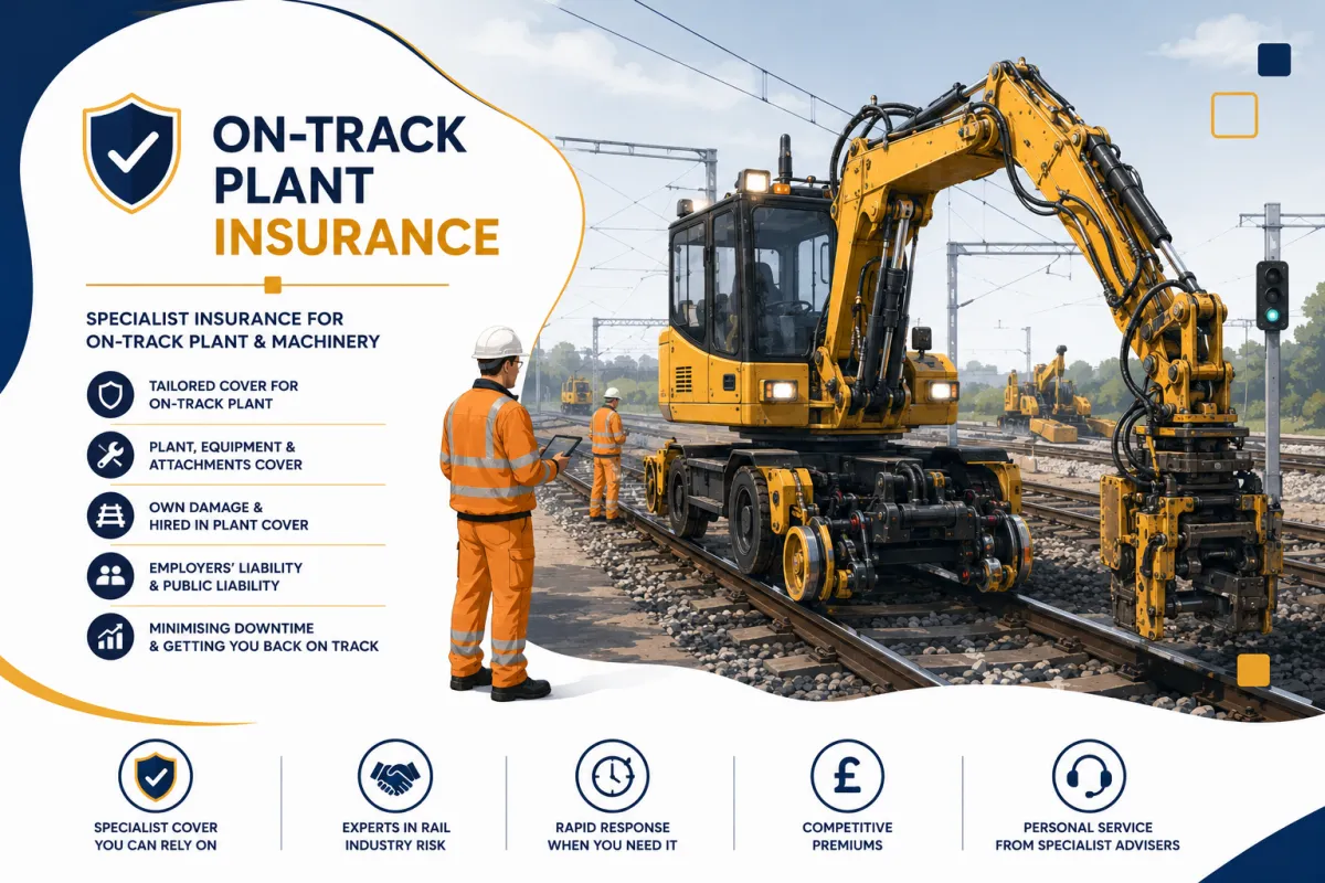 On-Track Plant Insurance UK | Road-Rail Vehicle Cover