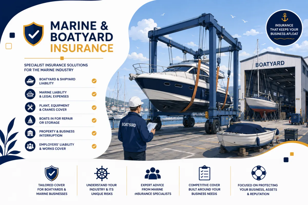 Marina & Boatyard Insurance UK | Specialist Operator Cover