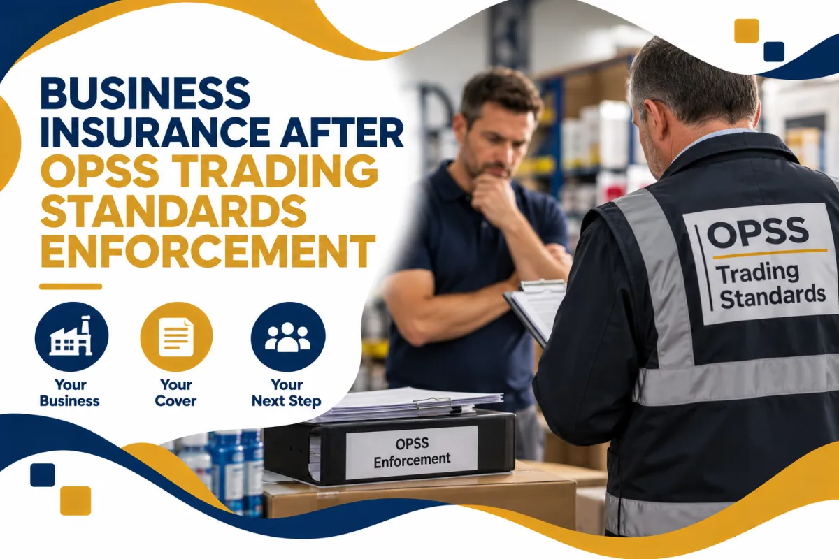Business Insurance After an OPSS or Trading Standards Enforcement Notice UK 2026
