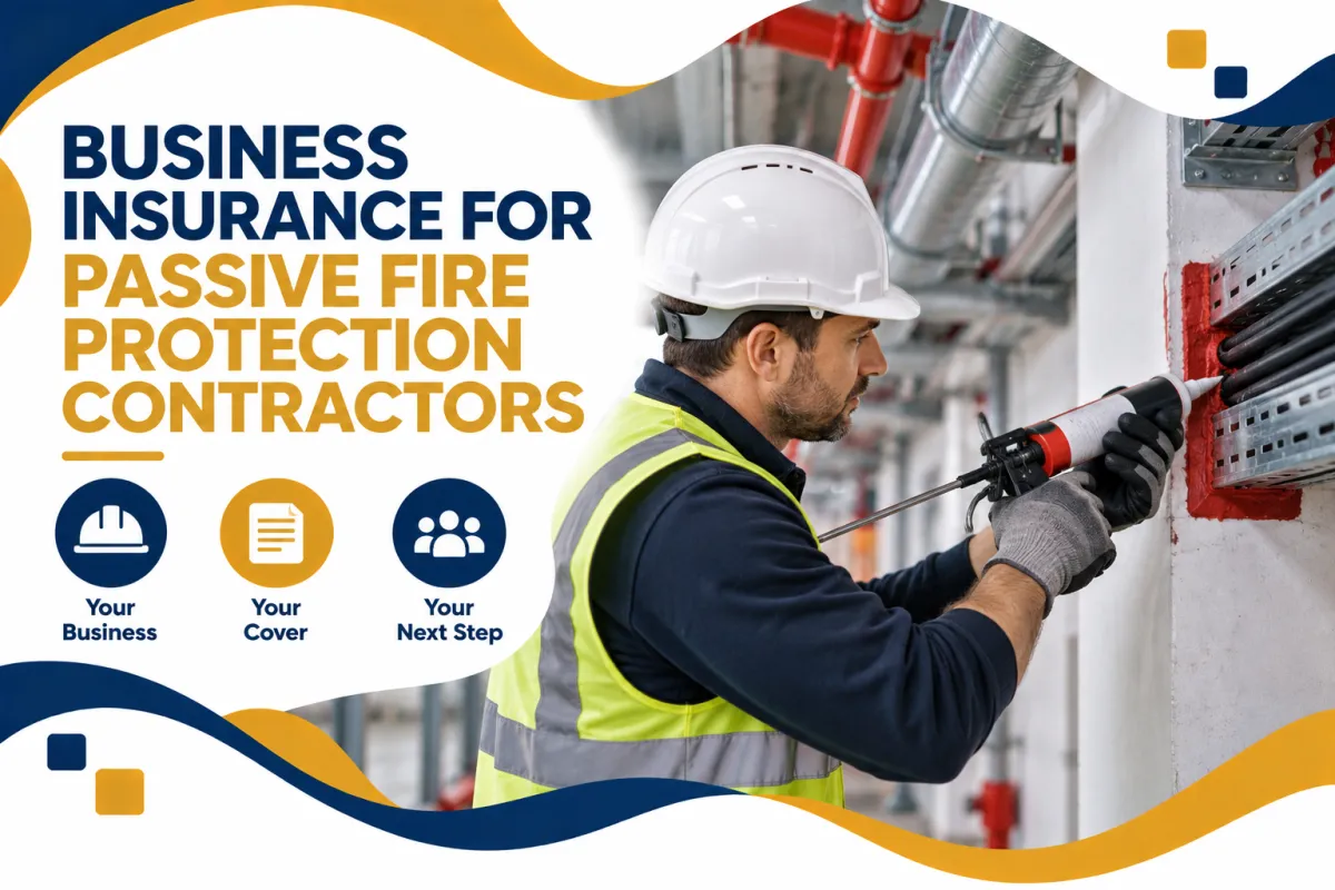 Passive Fire Protection Contractor Insurance UK 2026