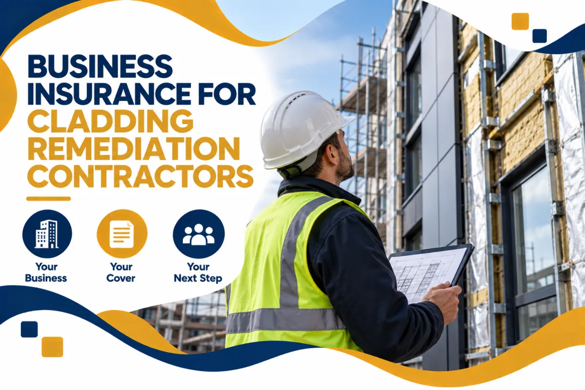 Cladding Remediation Contractor Insurance UK 2026
