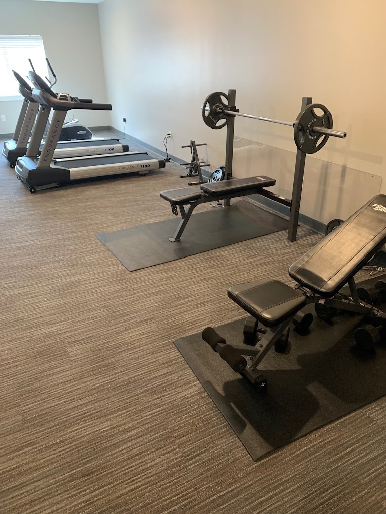 Modern white kitchen with wooden accent wall