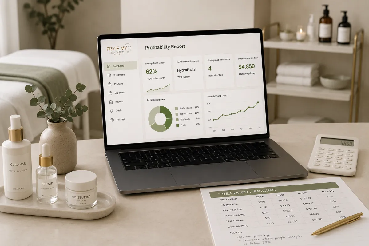 Profitability Report UI Preview