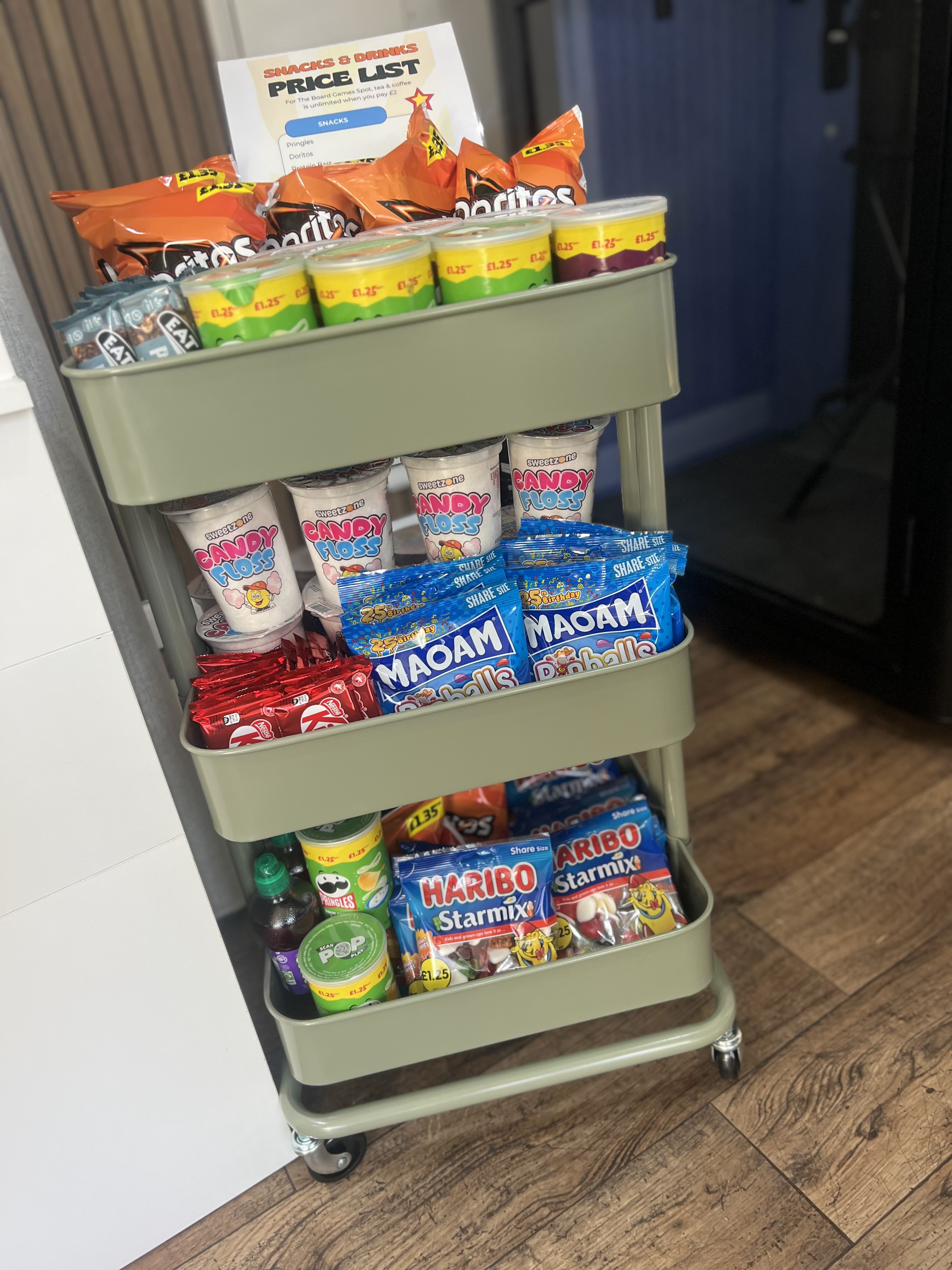 snack trolley