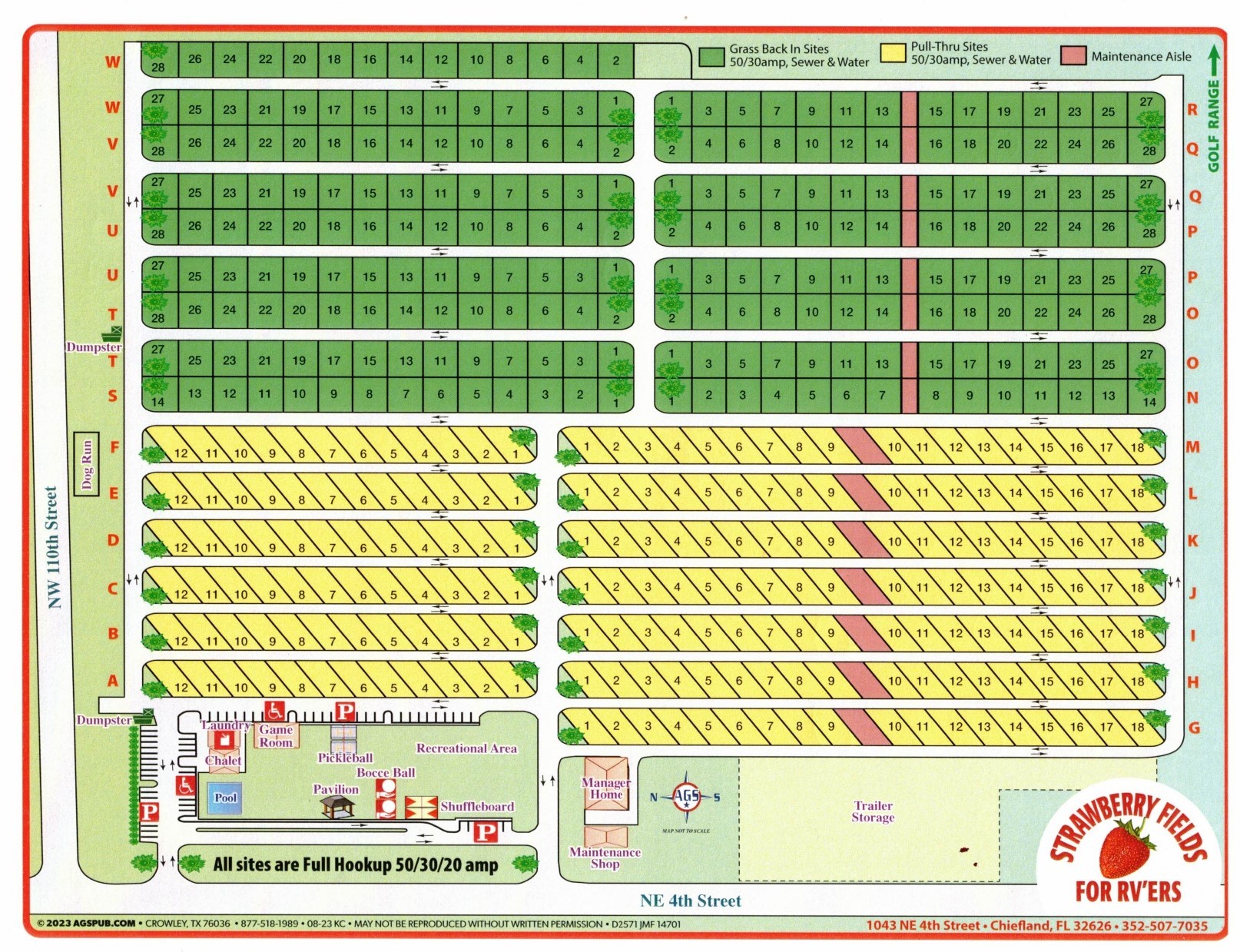 Map of Strawberry Fields