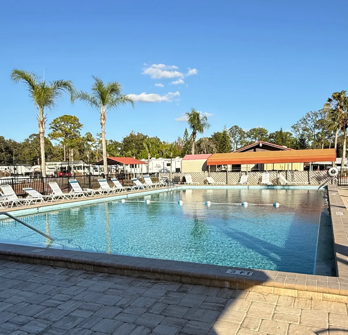 Pool at Bonnet lake campground