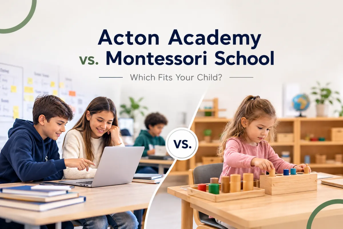 Acton Academy vs. Montessori School in Millstone Township, NJ: Which Fits Your Child?