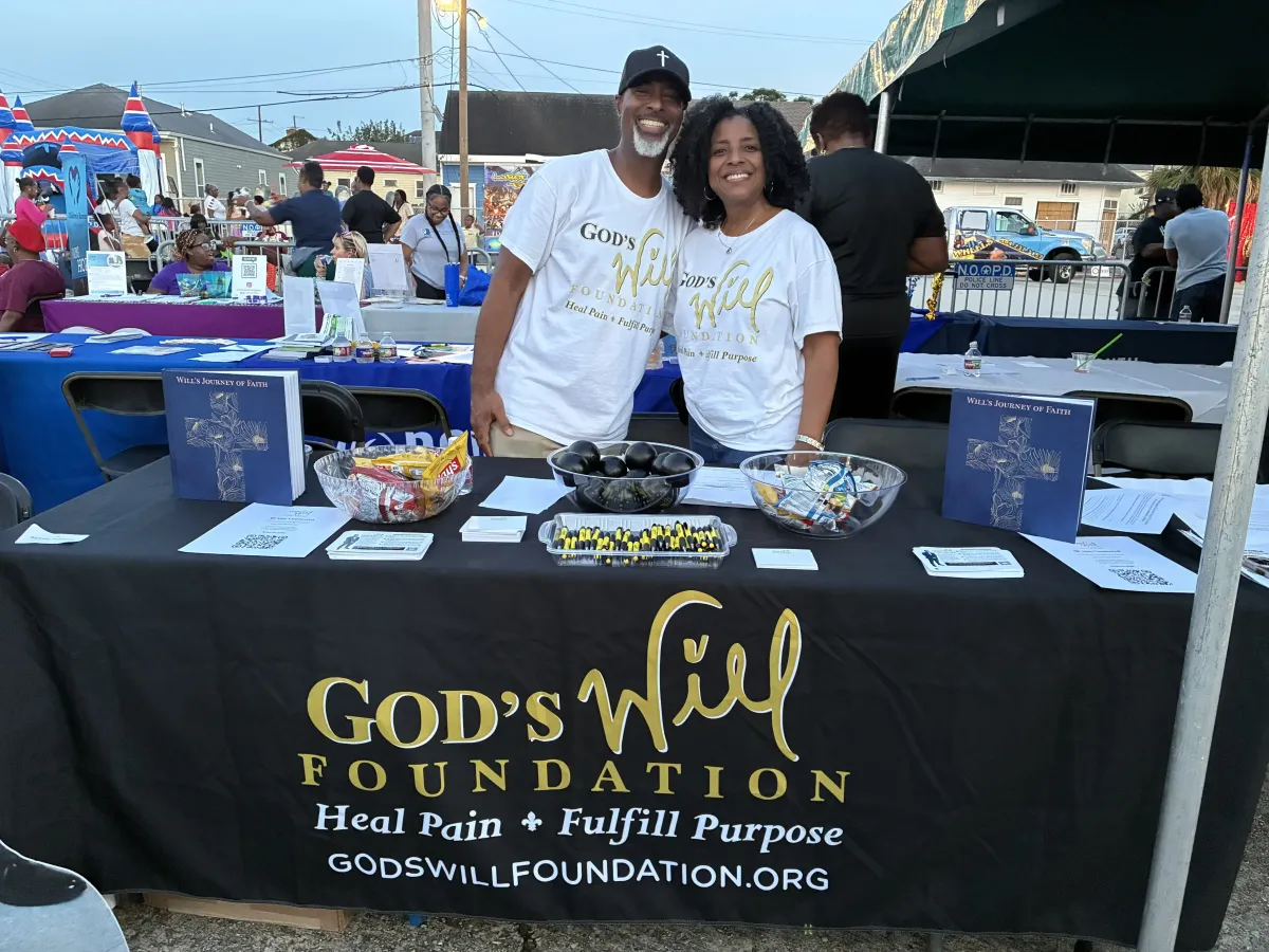 God’s Will Foundation team at New Hope BC Night Out in the Community event