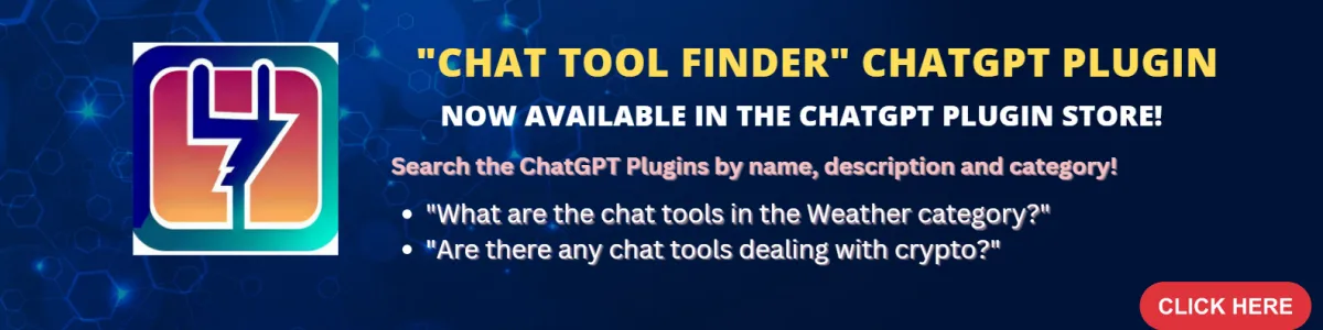 chat tool finder chatgpt plugin banner