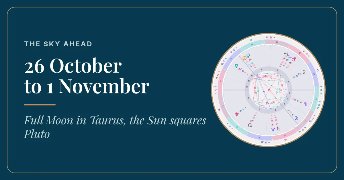 The Sky Ahead: 26 October to 1 November