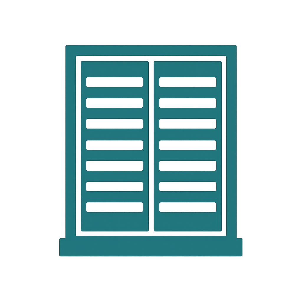 plantation shutters con