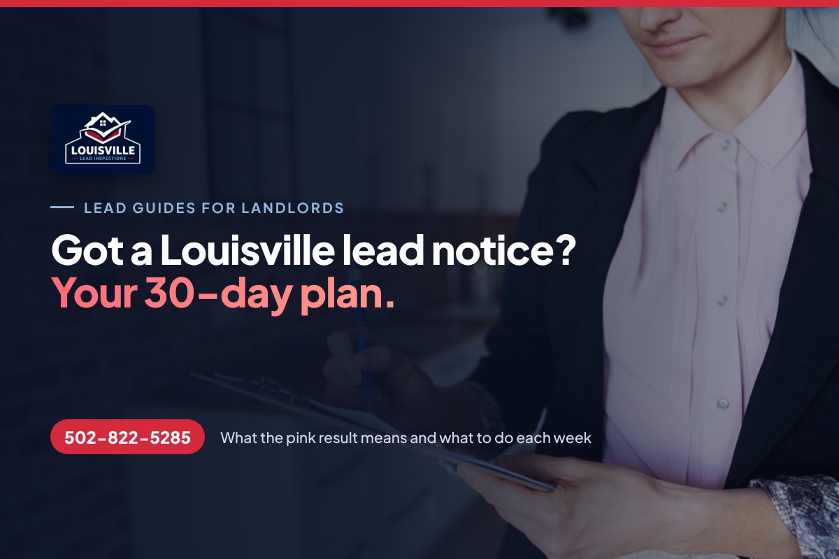 Got a Louisville Lead Notice? Your 30-Day Plan