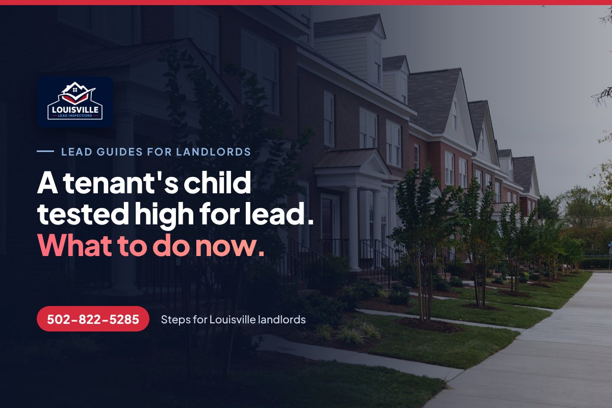 Tenant's Child Tested High for Lead? Landlord Steps