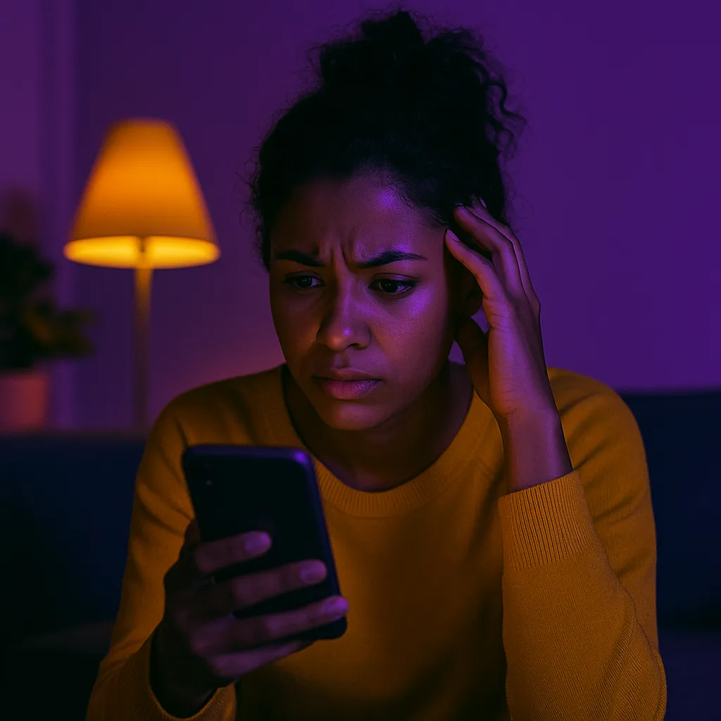 A stylized digital illustration of a young man with short dark hair intently facing a laptop, set against a deep purple background. On the right, two glowing yellow icons—a zigzag upward arrow and a heart—symbolize brand growth and loyalty. The warm lighting highlights his focused expression, evoking a cinematic, contrast-rich mood.      Ask ChatGPT