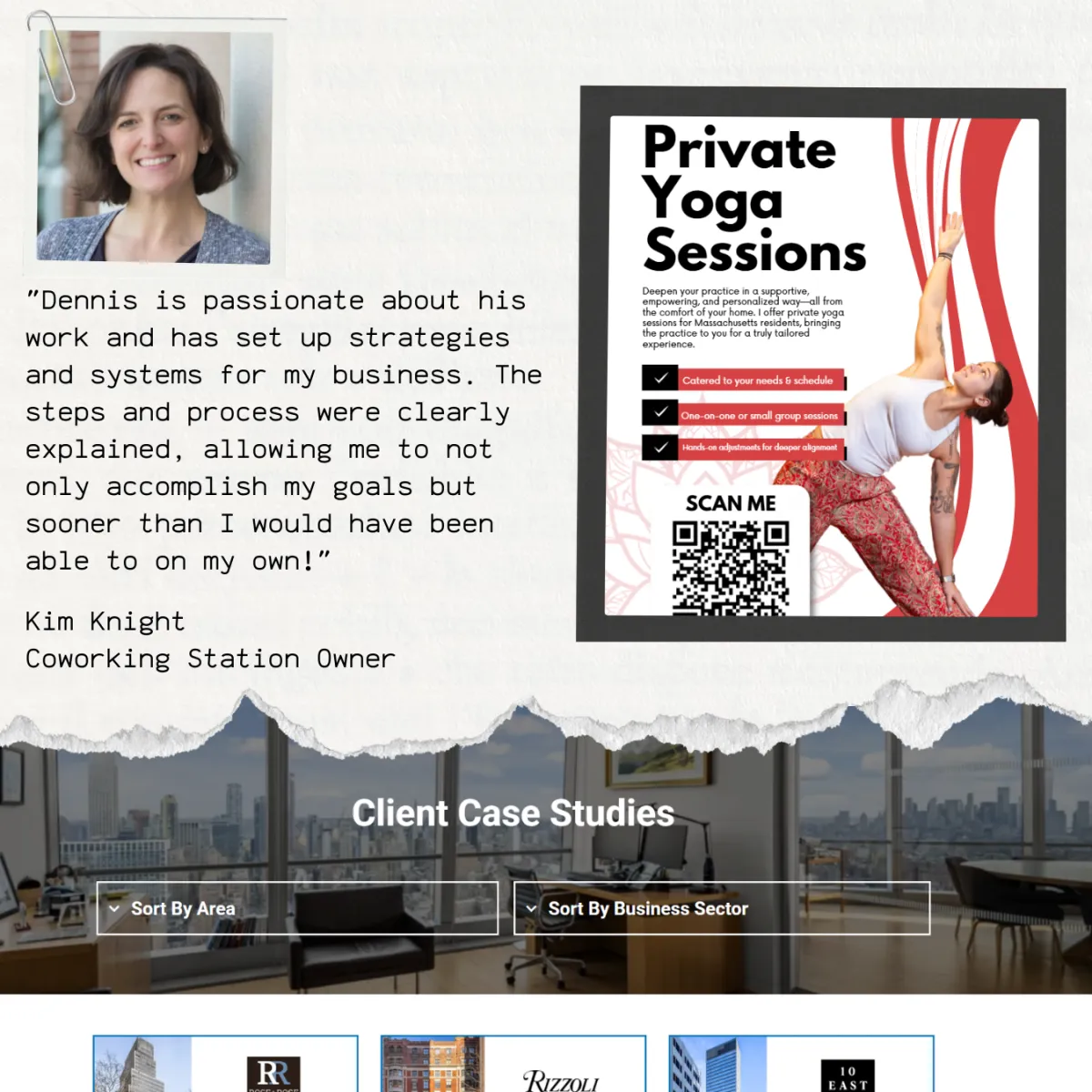 client success quote of providing solutions to help accomplish business goals