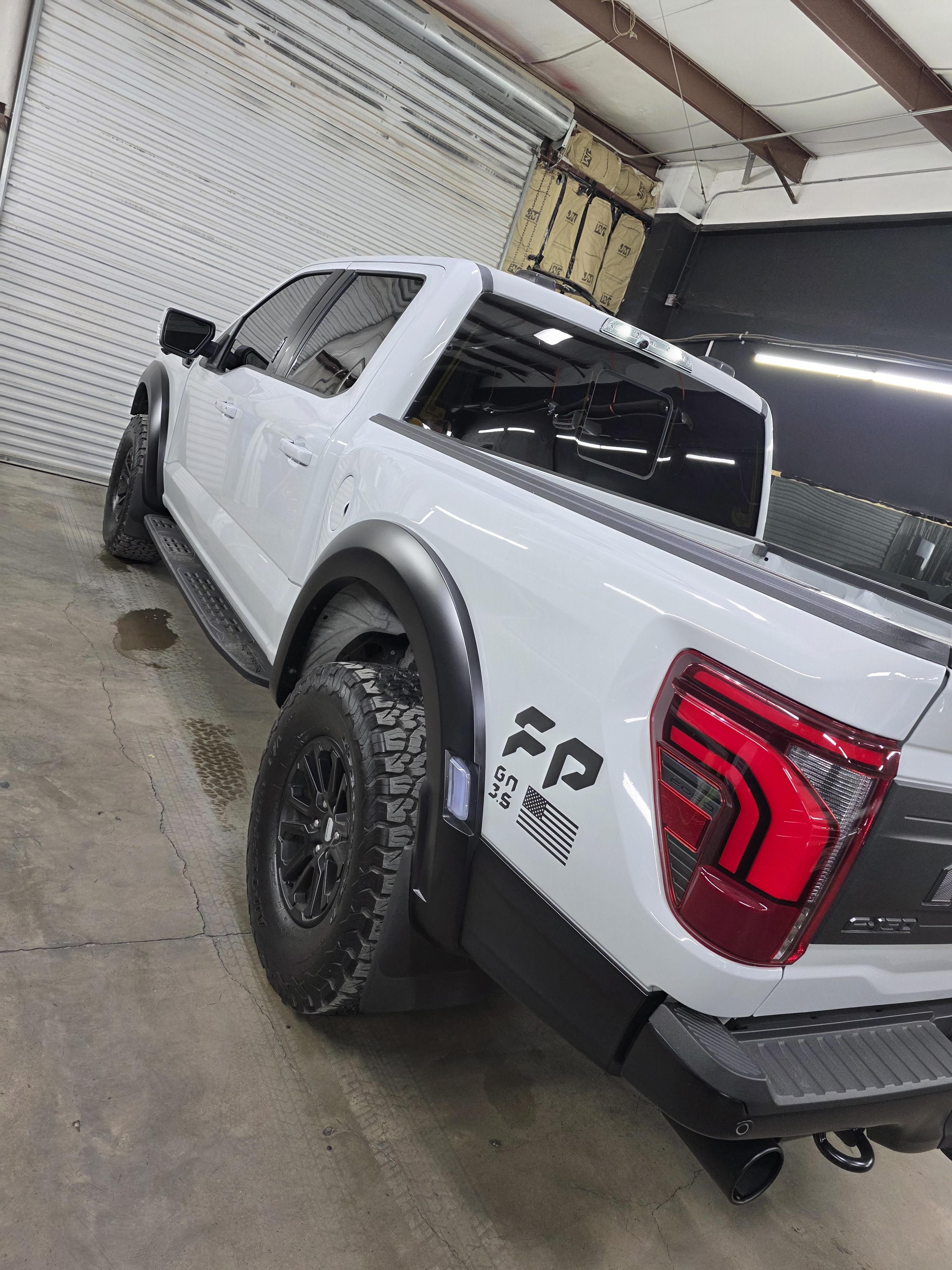 Picture of a truck with tinted windows