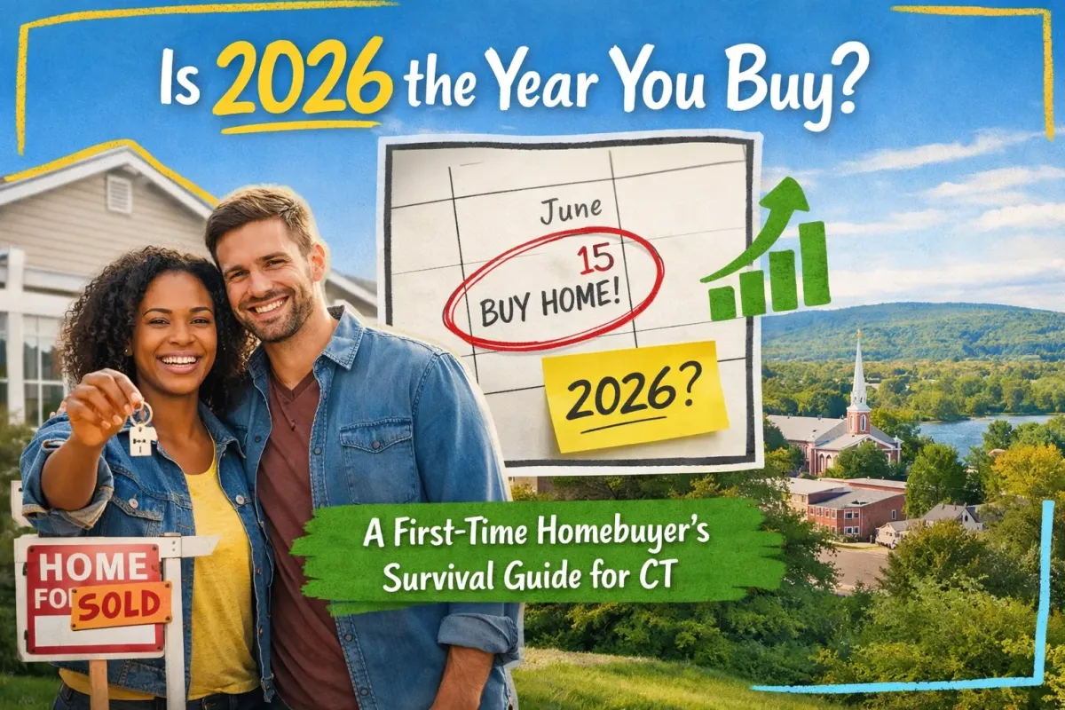 A friendly real estate guide for 2026 first time homebuyers in Connecticut.